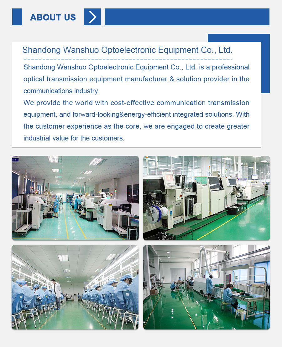 Distribution Warranty 1 Year High Power 1550nm 32 Ports Optical Amplifier Gpon EDFA with Wdm