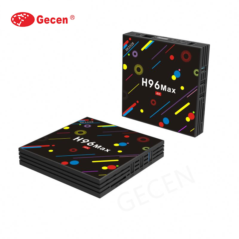 Factory H96 Max Plus TV Box Android 9.0 4GB RAM 64GB Rockchip Rk3328 H. 265 4K Youtube Google Play Smart TV Box