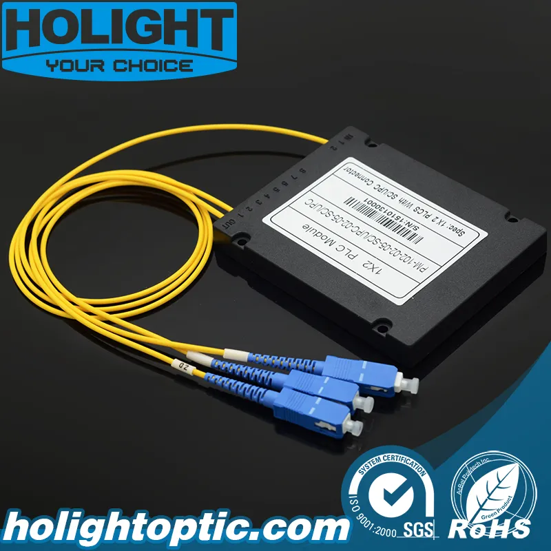 Fiber Optic 1X2 2.0mm Sc Upc PLC Module with ABC Box