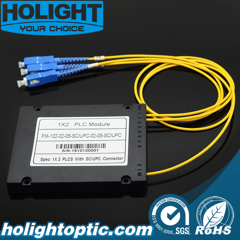 Fiber Optic 1X2 2.0mm Sc Upc PLC Module with ABC Box