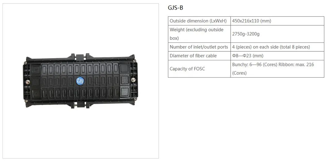 Fiber Optical Splicing Closure Gjs-a 98cores