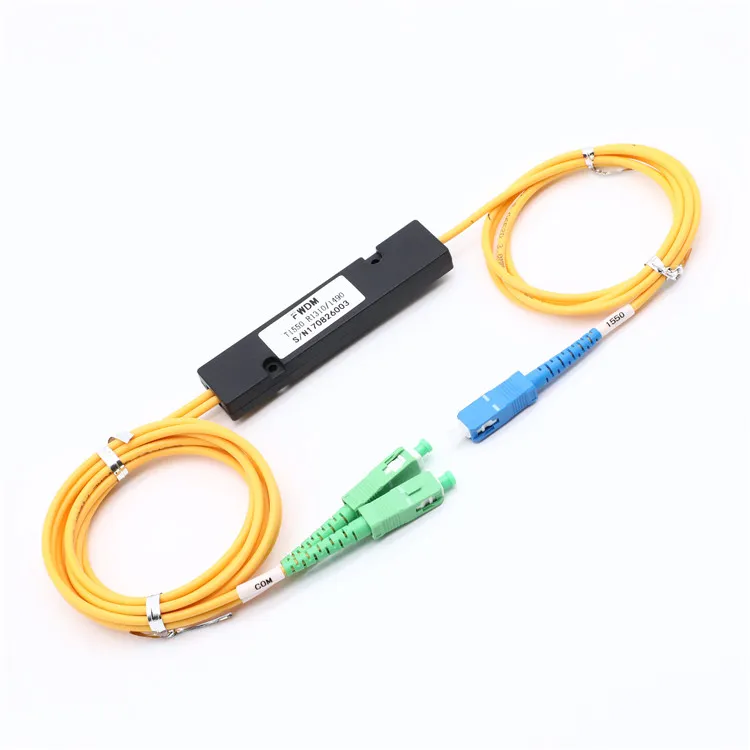 Filter 3 Channel 1310/1490/1550 Nm Fwdm Fiber Optic Splitter Coupler Fwdm