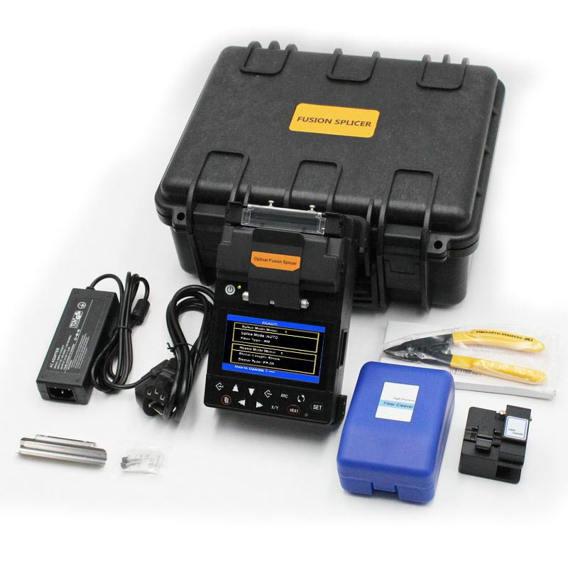 FL-115 Fiber Fusion Splicing Machine Fiber Optic Fusion Splicer Fully Automatic Optical Fiber Welding Machine