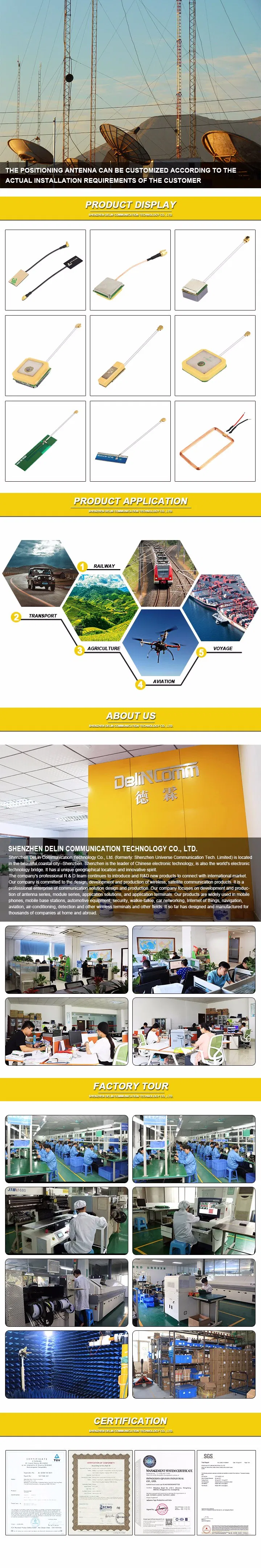 Free Sample WiFi/4G/3G/GPS/GSM Built-in Receiveing Antenna