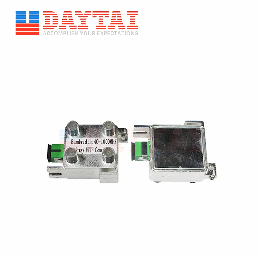 FTTH 4 Way Passive Single Mode Cable TV Optical Receiver/Node for Digital TV