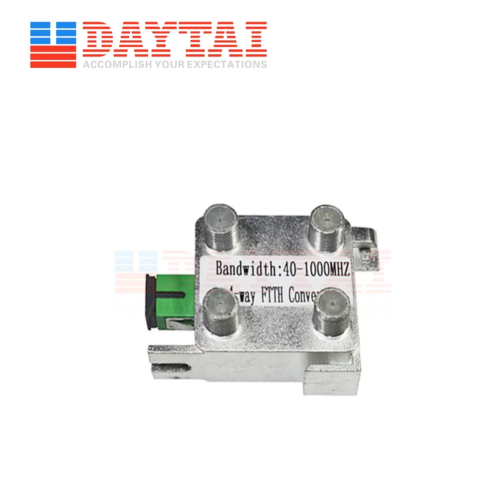 FTTH 4 Way Passive Single Mode Cable TV Optical Receiver/Node for Digital TV