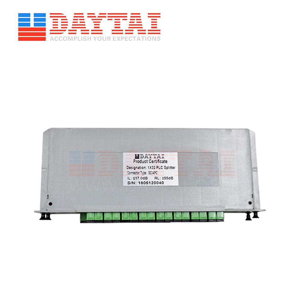 FTTH Cassette PLC Splitter 1X32/2X32 Fiber Optic PLC Splitter