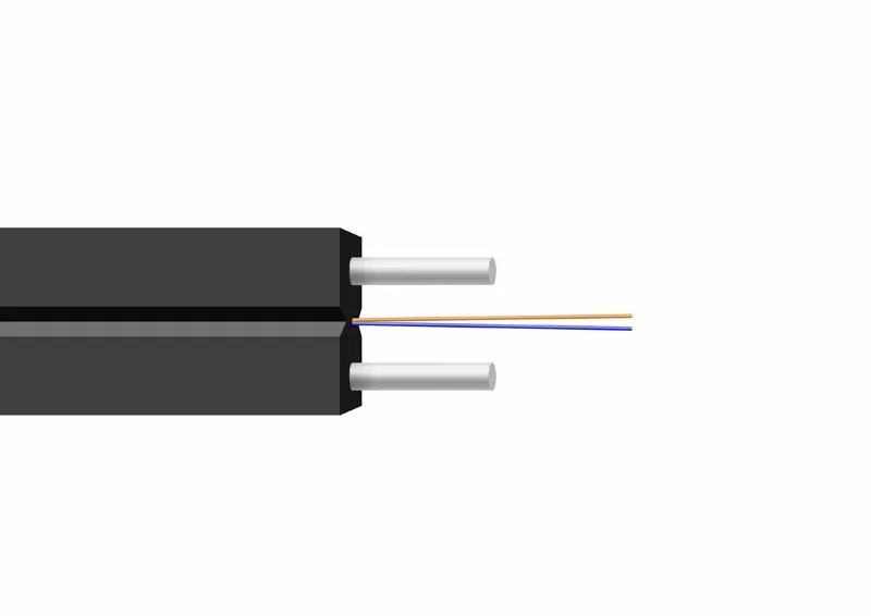 FTTH Drop Flat 1/2/4 Core G657A Fiber Opticalcable Manufacturers with Anatel Certificate