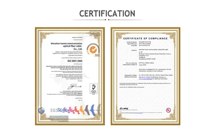 FTTH drop flat 1/2/4 core G657A fiber opticalcable manufacturers with Anatel certificate