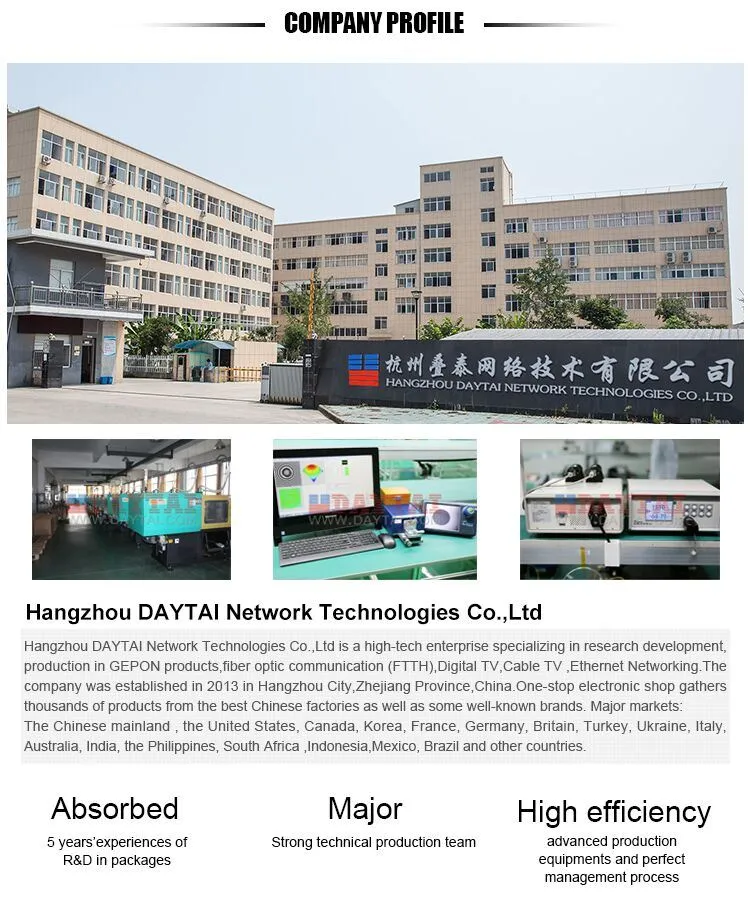 FTTH Good Linearity 4 Way Passive Optical Converter Dbc Optical Receiver Node