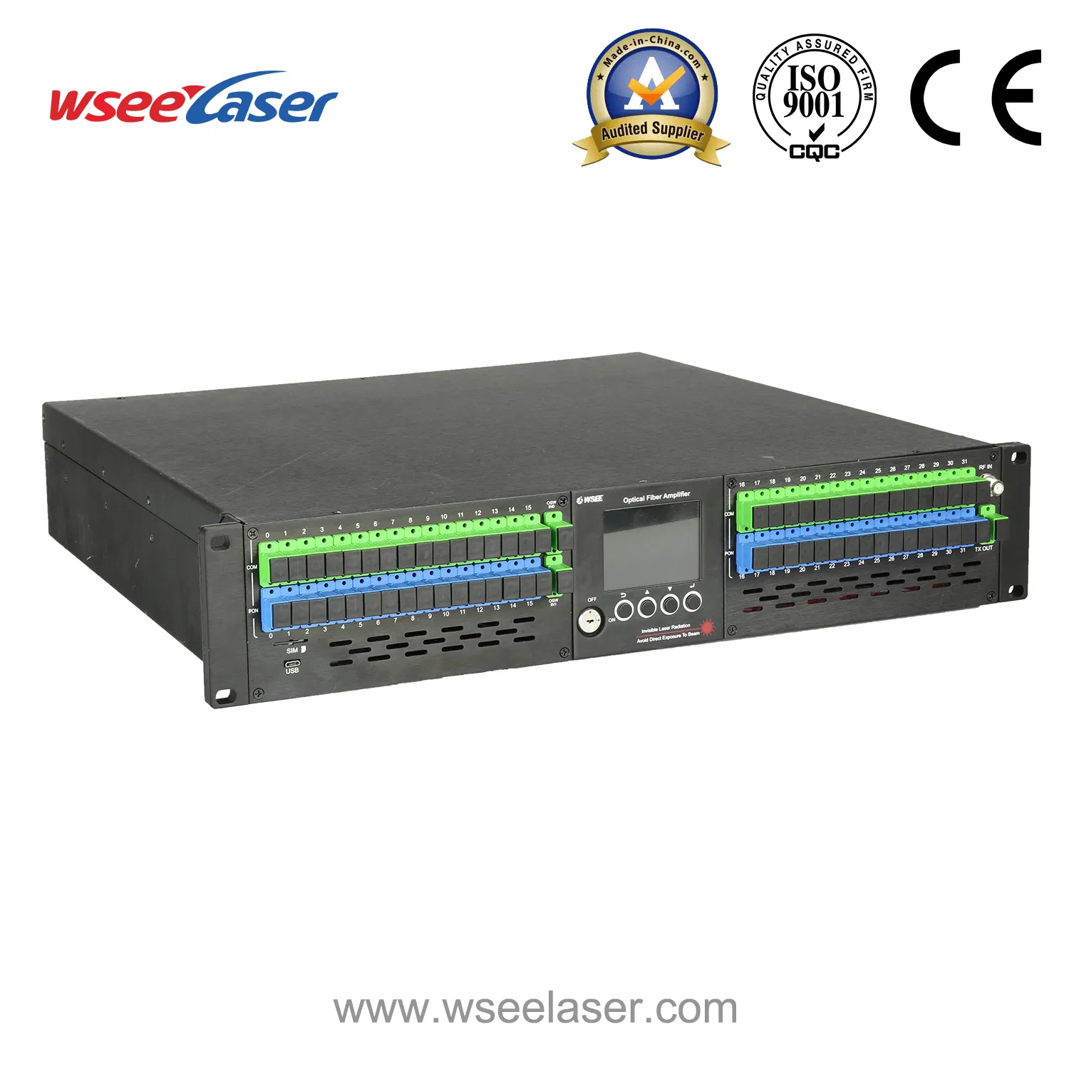 FTTH Gpon CATV Network Optical Amplifier Pon EDFA 1550 with Wdm