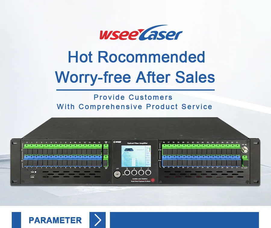 FTTH Gpon CATV Network Optical Amplifier Pon EDFA 1550 with Wdm