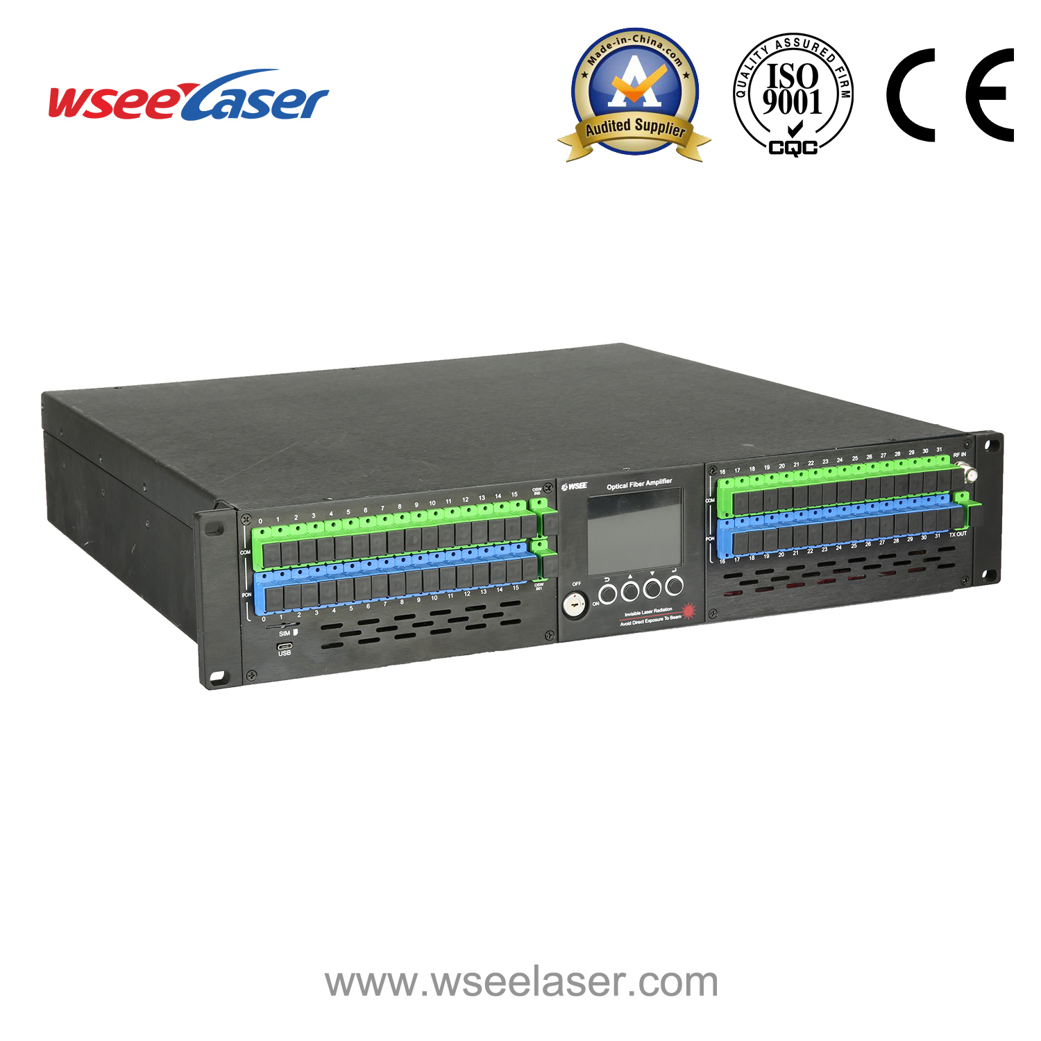 FTTH High Power Pon Fiber 1550nm CATV Wdm EDFA Optical Amplifier Price