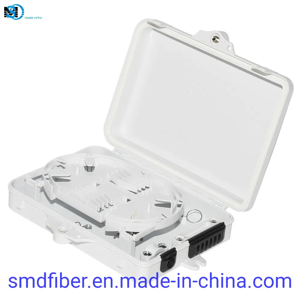 FTTH Indoor Outdoor 4/6 Core Fiber Optic Terminal Box