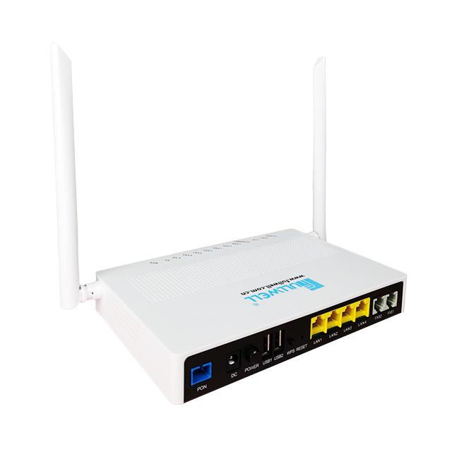 Fullwell AC WiFi 4port 4ge+2tel+2USB+2.4&5g WiFi Dual Band AC WiFi Model Gpon ONU