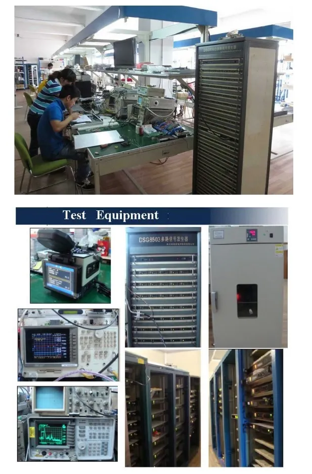 Fullwell FTTX Gpon 1u 4 Ports Pon + CATV Wdm EDFA