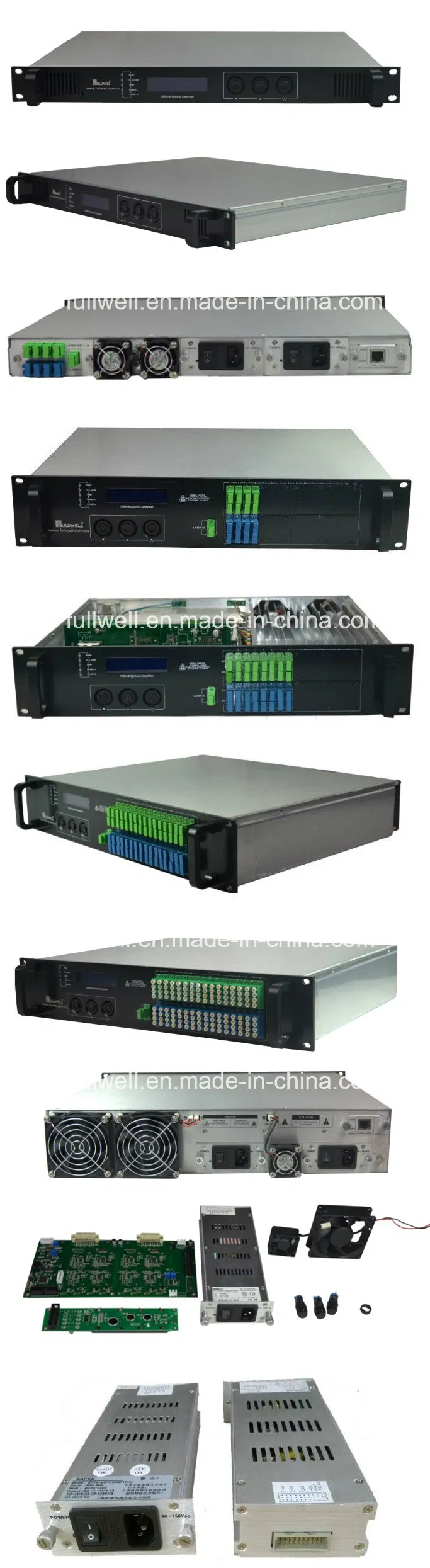 Fullwell FTTX Gpon 1u 4 Ports Pon + CATV Wdm EDFA