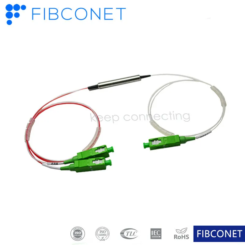 Fwdm CATV Fiber Optic 1310 1490 1550 Fwdm Wdm Series Stainless Steel Tube Fwdm