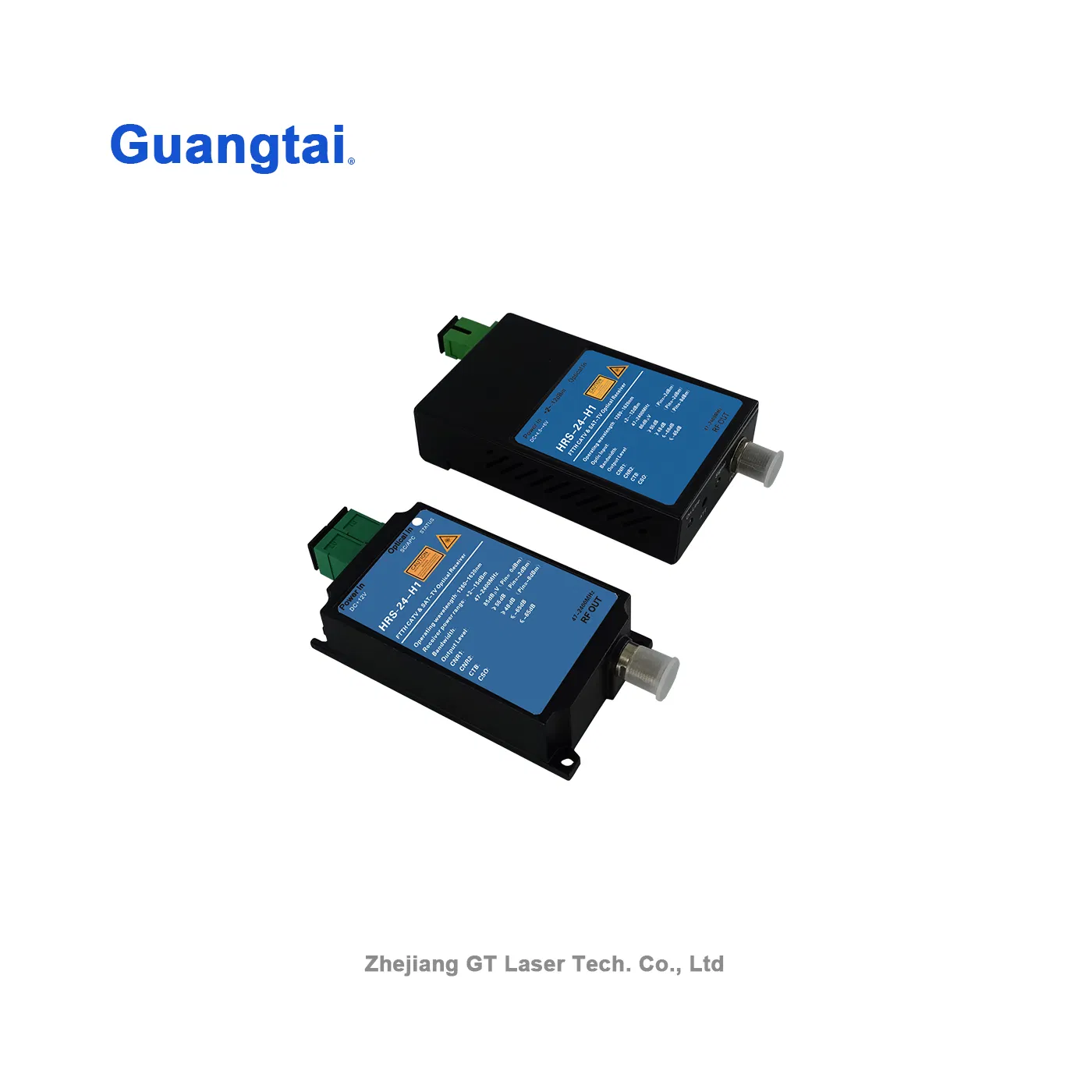 Guangtai 47~2400MHz FTTH CATV & Sat -TV Optical Small Satellite Receiver Hrs-24-H1