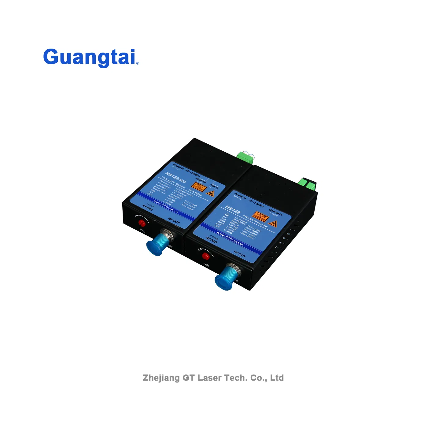 Guangtai CATV FTTH Optical Receiver with Wdm H9122