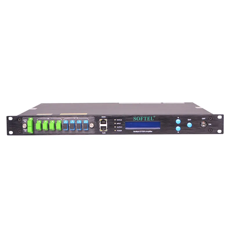 High Power 4 Output Erbium Doped Fiber Amplifier 1550nm EDFA
