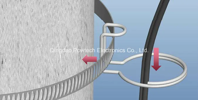 Hot DIP Galvanized Steel Suspension Cable Ring/FTTH Accessories