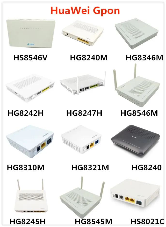 Huawei Hg8245h WiFi ONU Gpon ONU Original Brand English Firmware