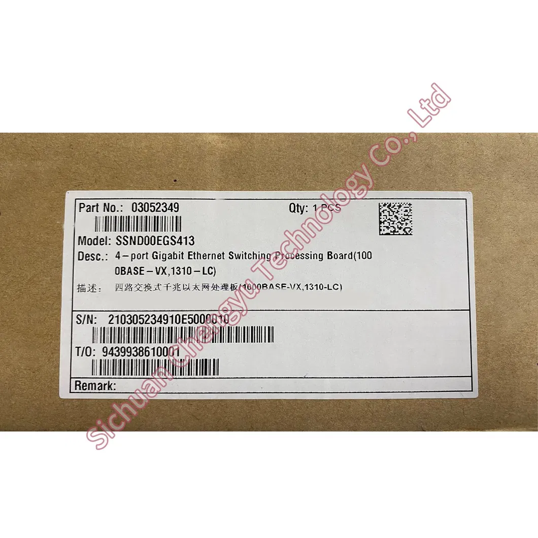 Huawei Otn DWDM SDH Osn 1800 V New Egs4 Ssnd00egs412 Ssn4egs412 Tnf1egs4 Tnf2egs4 Tmb1egs4 4xge Switching and Processing Board