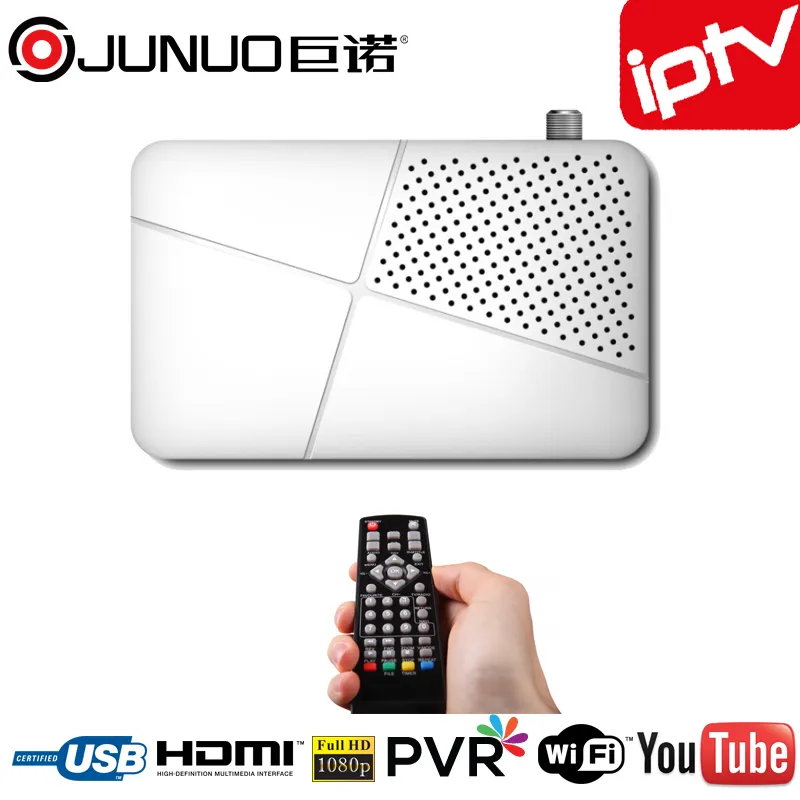 Junuo Best DVB-S2 Receptor Satellite Decoder USB WiFi HD 1080P Support