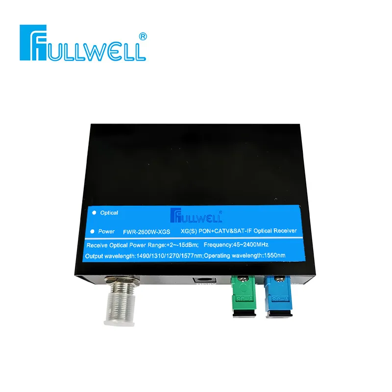 L-Band Satellite Wdm Optical Receiver with Xgs-Pon Ng-Pon2 45~860MHz & 950~2600MHz