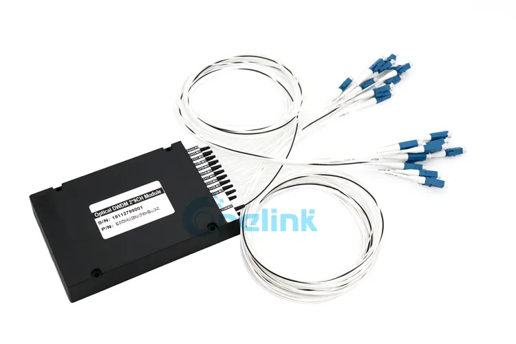 LC/PC ABS Box 9+1CH Mux /Demux RoHS Optical DWDM with High Quality