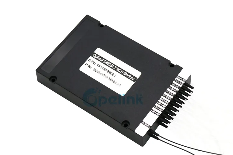 LC/PC ABS Box 9+1CH Mux /Demux RoHS Optical DWDM with High Quality