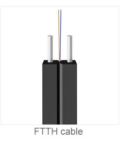 Low Friction Drop Flat 1fo FTTH Fiber Optic Cable Cfoac-Bli-a/B-Cm-01-Co LSZH