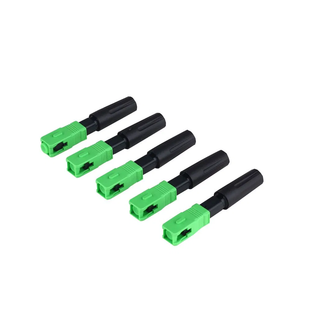 Low Loss Sc APC Fiber Optical Fast Connector