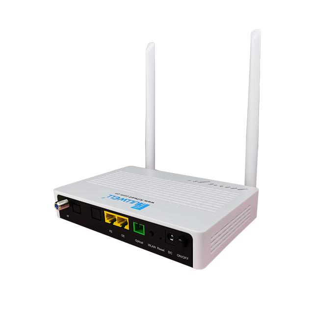 Lower Price Gpon Epon OEM ONU CATV 1ge+1fe+WiFi+ CATV Optic Fiber Modem, FTTH CATV Router