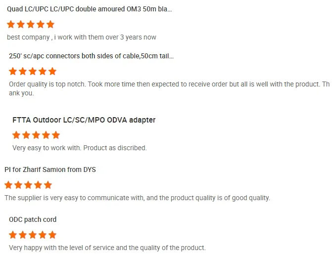 Matching Corning Optitap Connector, Hoptic to Scapc Patch Cord