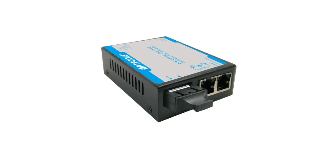 Mini Size 3 Ports 10m/100m Fiber Switch with Data Transmission Long Distance of 20 Km