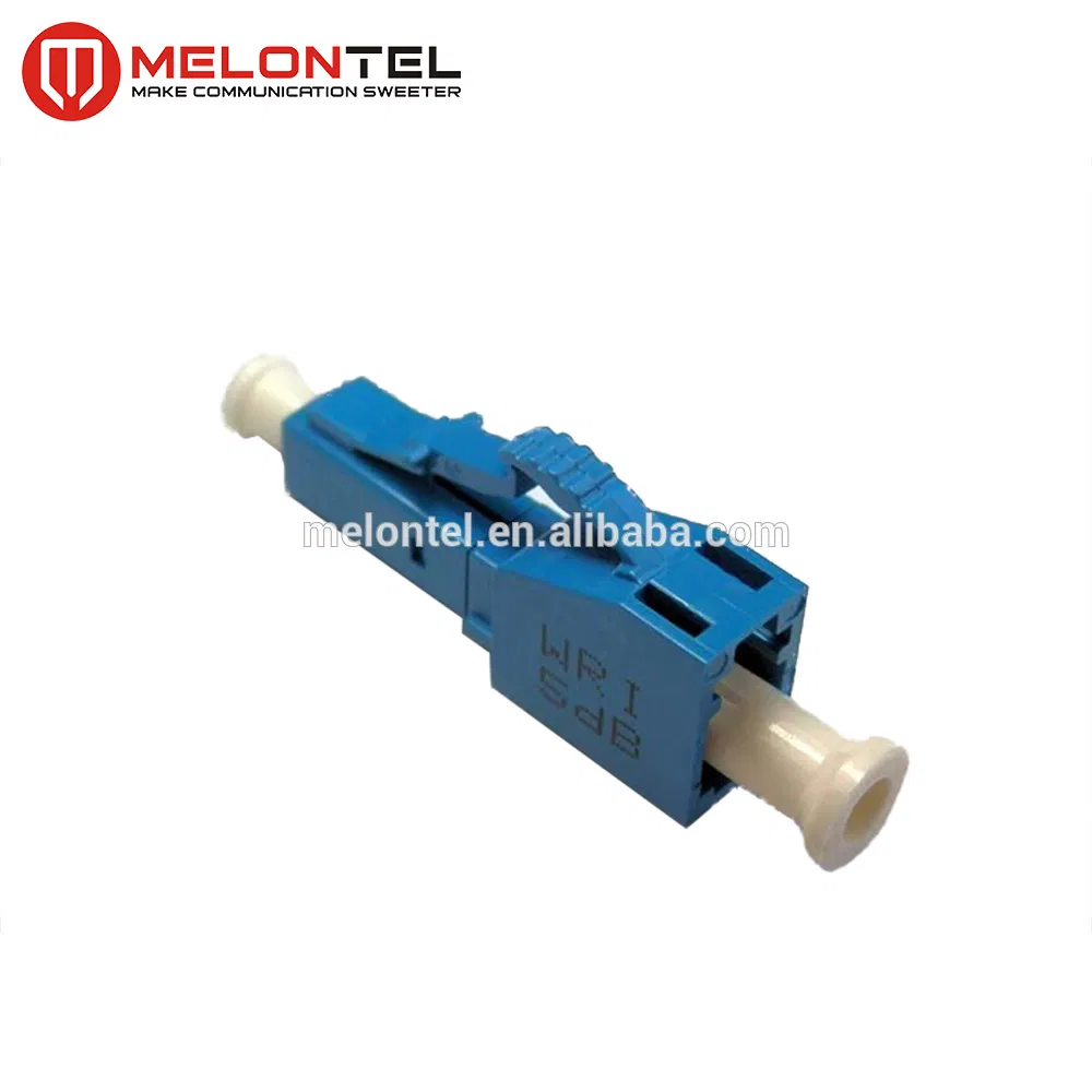 Mt-1033 Blue LC Type Attenuator 1dB 5dB 15dB Male Female Simplex Sm Fixed Fiber Optic Attenuator