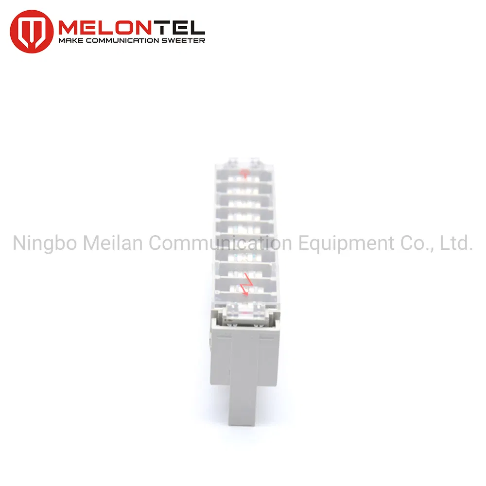 Mt-2113 3 Pole Krone Module Fuse Strip Overvoltage Arrester Protection Magazine for Krone Module