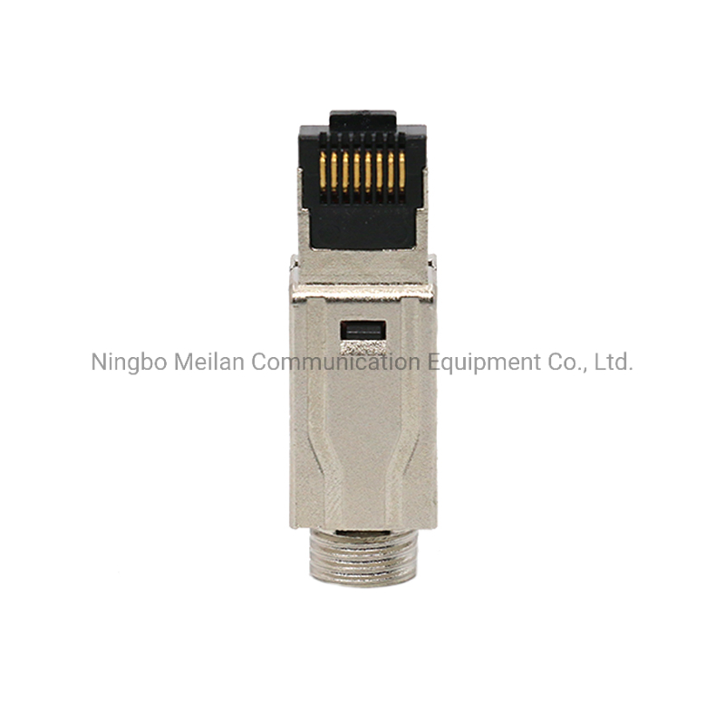 Network Module CAT6A STP RJ45 Modular Plug Toolless Type 8p8c