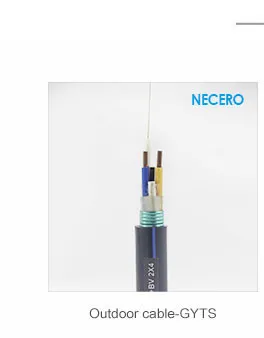 OEM 12 Cores 9/125 Um Outdoor (Armored) Fiber Optic Cable Fire Retardant