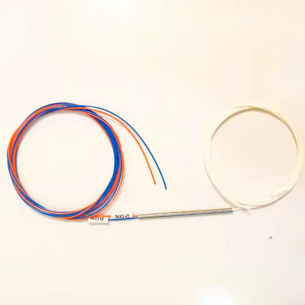 Optical Fiber 1X2 80: 20 Fbt Coupler0.9mm Fbt Coupler Without Connector