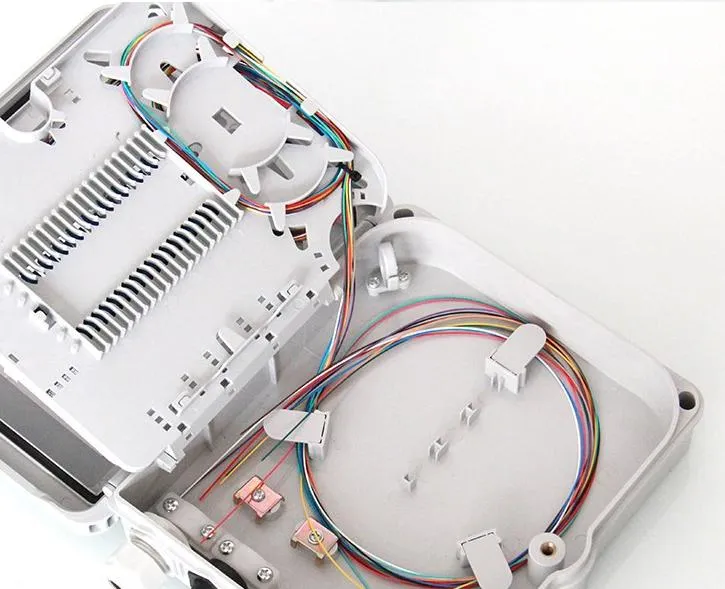 Otb-P028 Ready for Adapter Splitter Sfiber Optic Splice Junction Termination Box with Dust Cover Nap Optical Distribution Box
