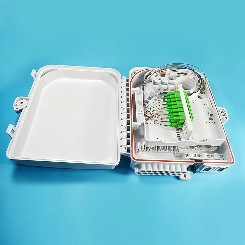 Outdoor 16 Core/Port Pole Mount IP 65 FTTH Splitter Fiber Optic Junction Terminal Box