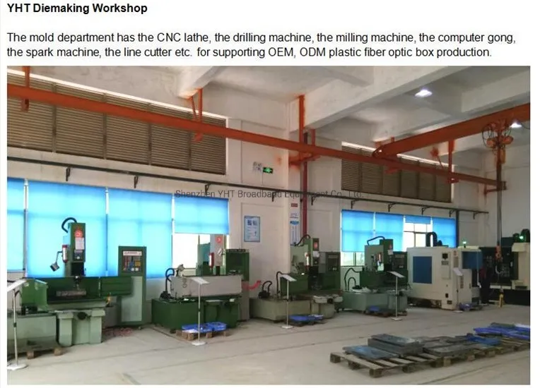 Outdoor Wall Mounted 24cores Plastic Fiber Optic FTTH Distribution Box