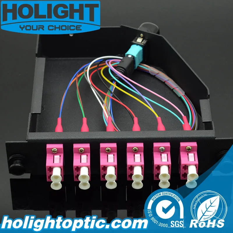 PLC Outdoor Electrical Splitter Cassette Type MPO to LC Om4