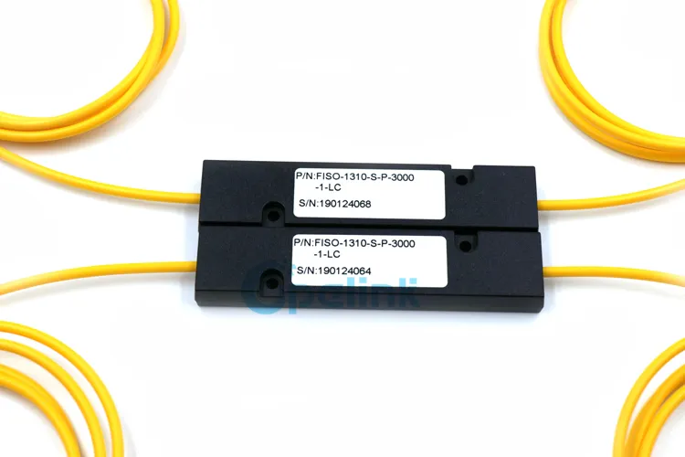 Polarization Isensitive Dual Stage Fiber Optical Isolator 1310/1490/1550nm