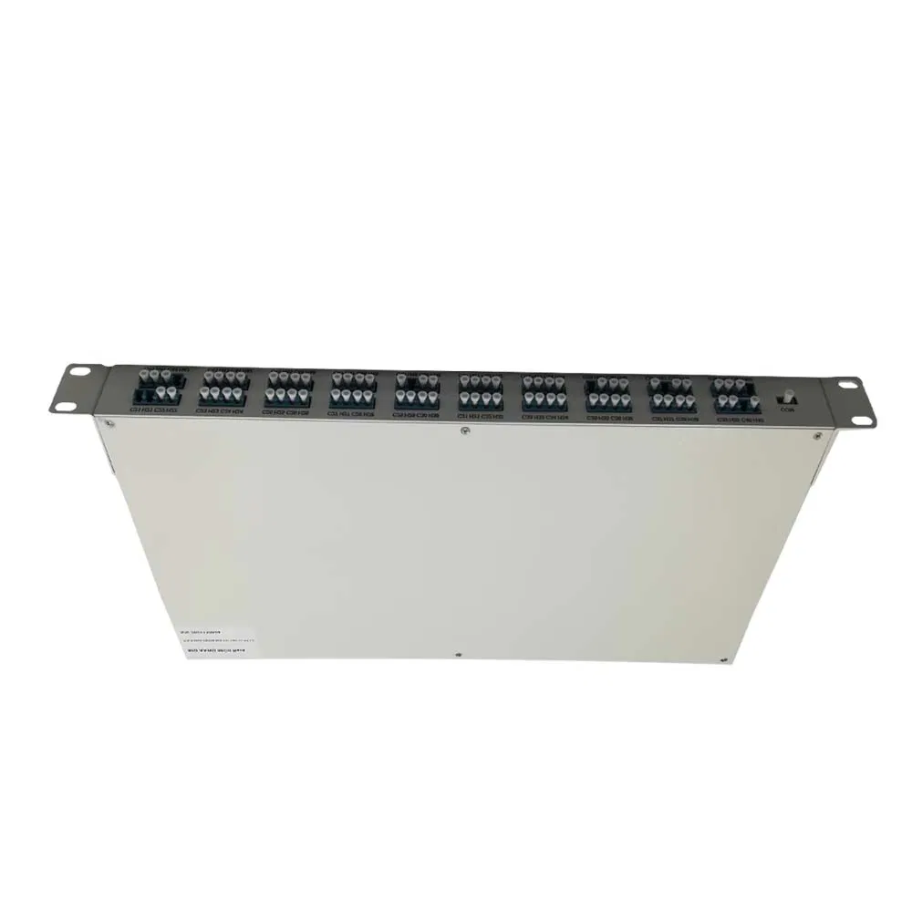 Rack Chassic C-Band 50g 80CH Single Fiber DWDM Aawg Mux