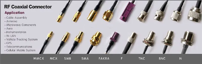 Right Angle Blue/Red/Pink/Gree Fakra RF Coaxial Connector for PCB Mount