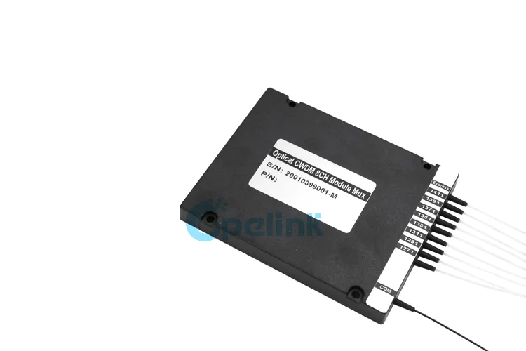 RoHS / Demux Module 8+1CH G657A1 Manufacture Mux /Demux Fiber Optic CWDM